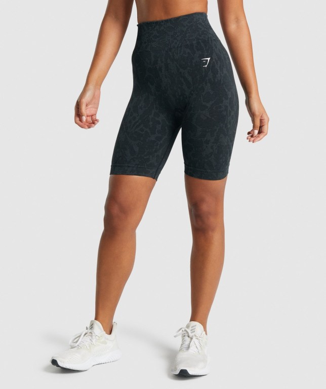 Gymshark Adapt Animal Seamless Cycling Svarte | iaFj4jzC59i