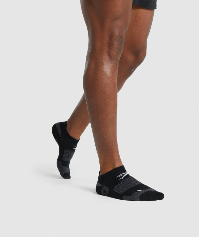 Gymshark Ankle Performance Svarte | ENsvbPFZ9sw