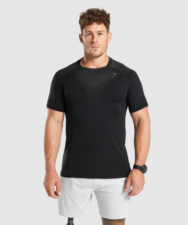 Gymshark Apex Contrast Seamless Svarte | LdG2kzY4nvn