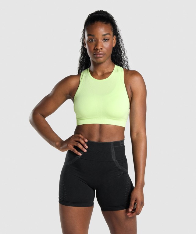 Gymshark Apex Seamless Sports Bra Grønn Lyse Grønn | a614Zsz9O9R