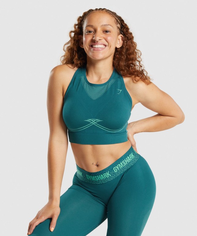 Gymshark Apex Seamless Sports Bra Turkis | b6a69XnuNph