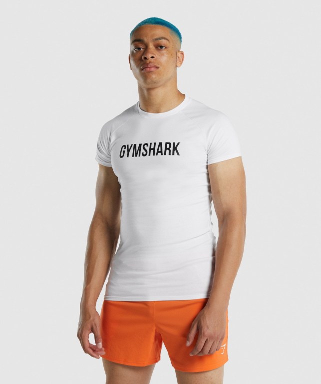 Gymshark Apollo Hvite | EmjNVMagaS9