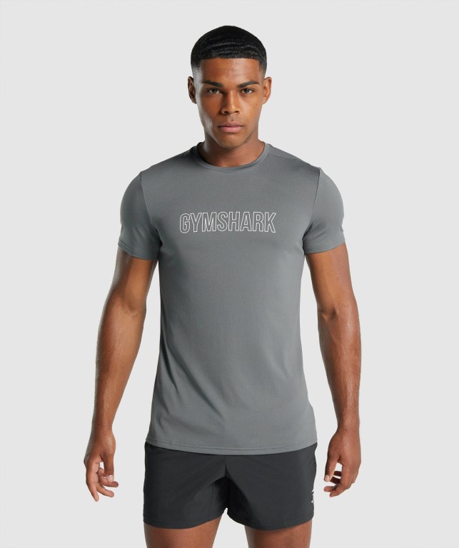 Gymshark Arrival Graphic Grå | nKXffIhIxwa