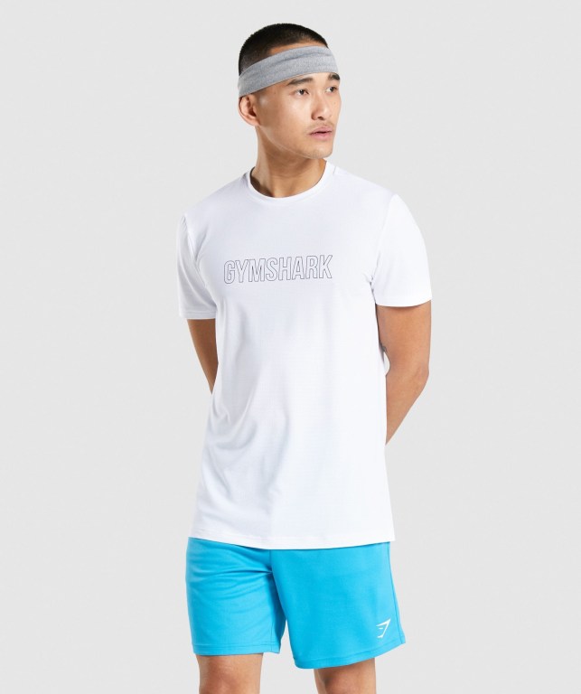 Gymshark Arrival Graphic Hvite | iyyPjCNmdO6