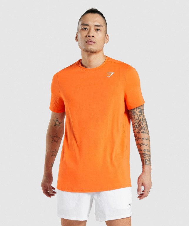 Gymshark Arrival Regular Fit Oransje | 6nomZYZFluF