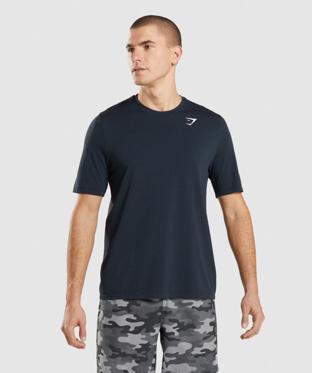 Gymshark Arrival Seamless Marineblå | oiTdRt9PlFc