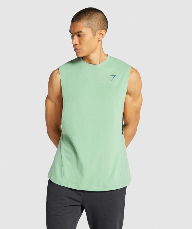 Gymshark Bold Drop Arm Grønn | rxh7IEzL5jA