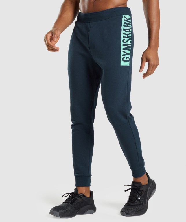 Gymshark Bold Marineblå | phucjddwDSC