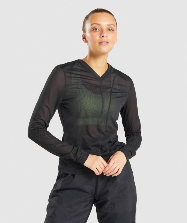 Gymshark CTY Top Svarte | n8wV3kizbGy