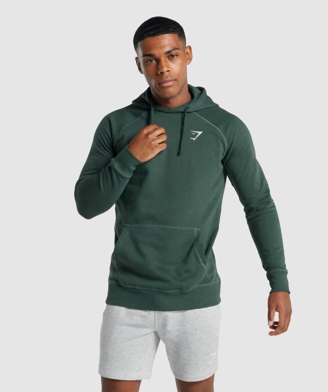 Gymshark Crest Mørke Grønn | g72lphAOtGz