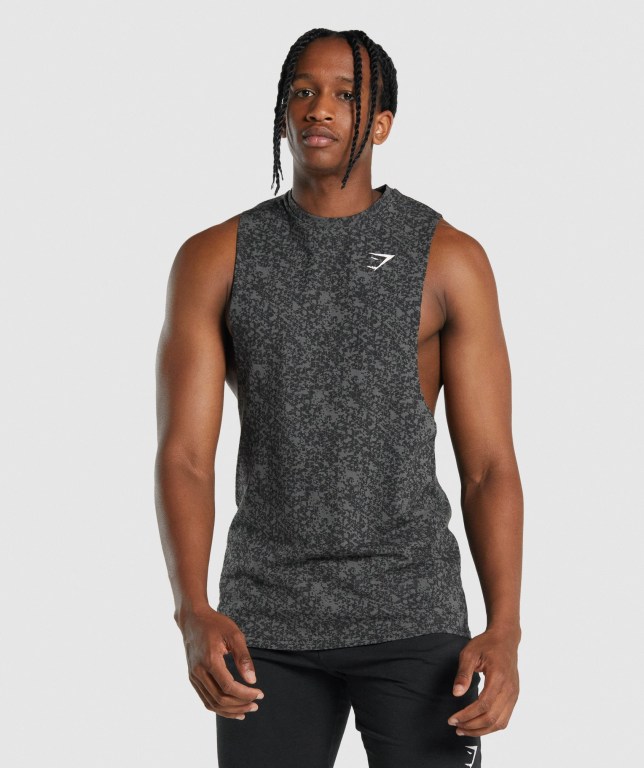 Gymshark Critical 2.0 Drop Arm Grå | Jt7JFCoYBdN