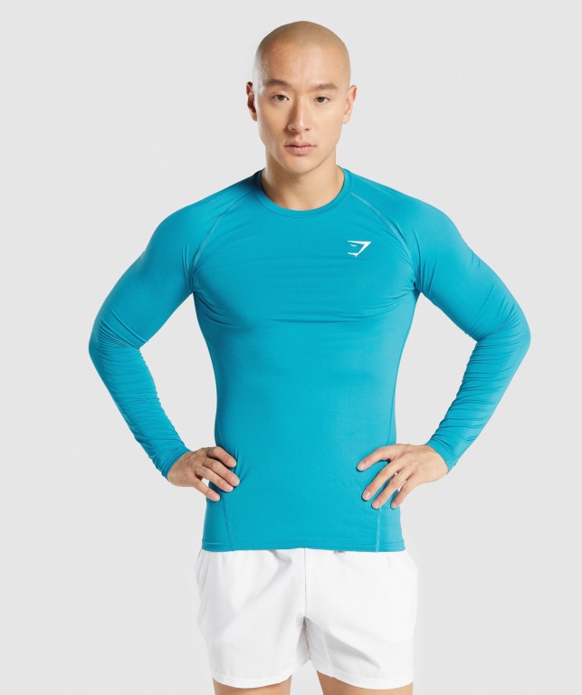 Gymshark Element Baselayer Blå | FAQkSNde3rY