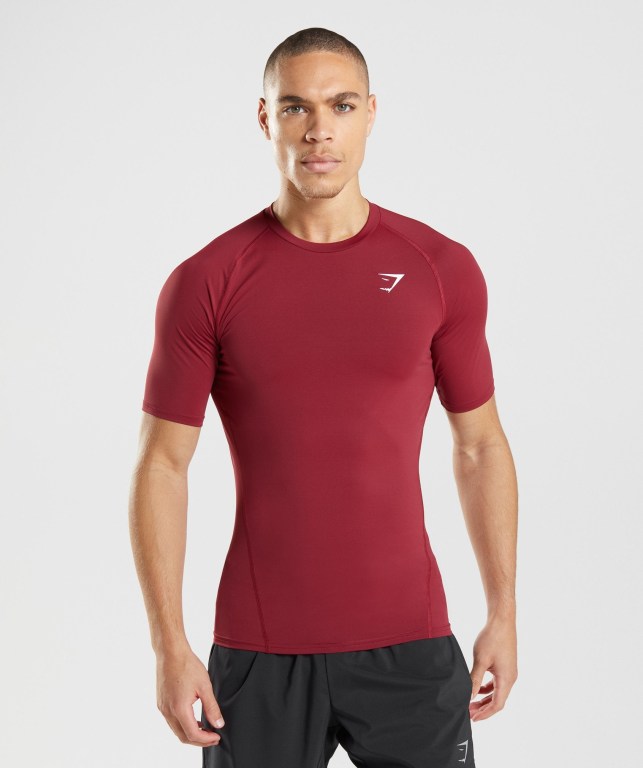 Gymshark Element Baselayer Burgunder | NEiVUzfR3Tq