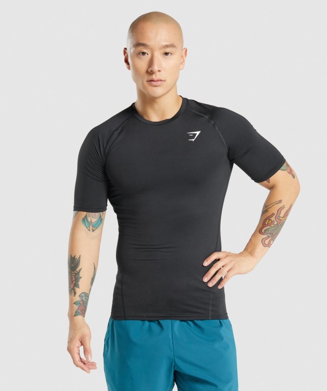 Gymshark Element Baselayer Svarte | FPpQIOfA5lY