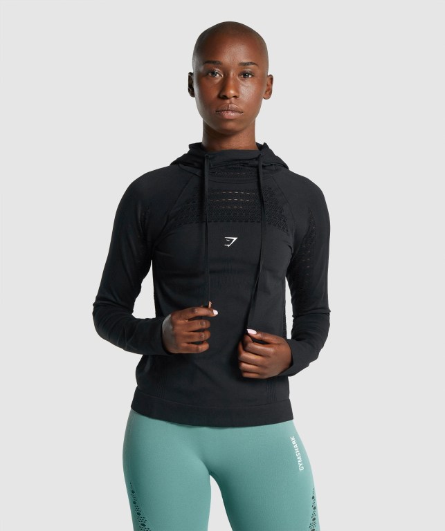 Gymshark Energy Seamless Svarte | aLFcYGdtKWr