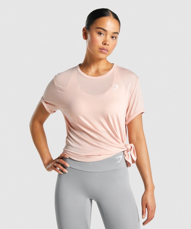 Gymshark Essential Lyse Rosa | qrvDKJWtFaJ