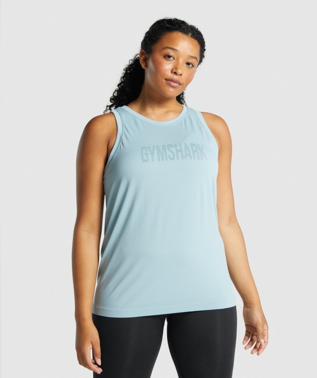 Gymshark Fit Seamless Loose Blå | tcJfHfvpCNw