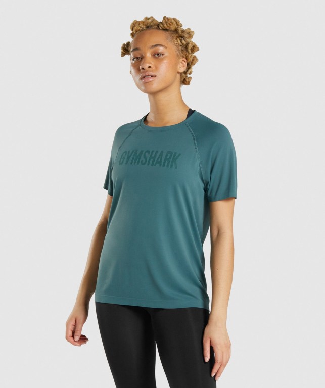 Gymshark Fit Seamless Mørke Grønn | JTpDWBL1GTp