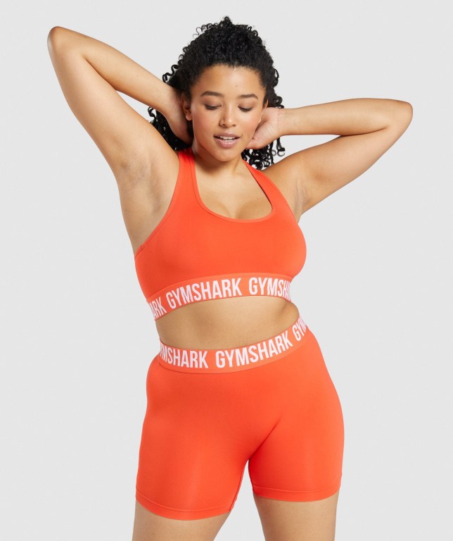 Gymshark Fit Seamless Sports Bra Oransje | BGLw17yawoh