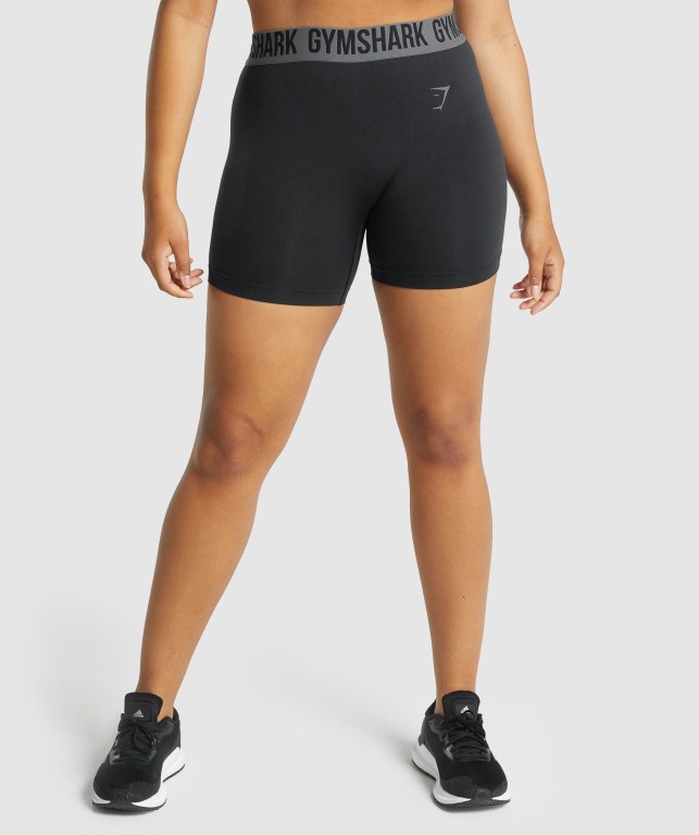 Gymshark Fit Seamless Svarte | 7OVHZLTOoYw