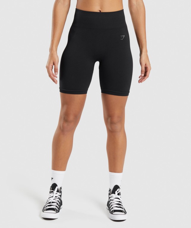 Gymshark Flex Cycling Svarte | pk23CiokEJ5