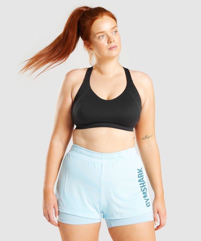 Gymshark GS Power Sports Bra Svarte | mh2N81m7DDQ