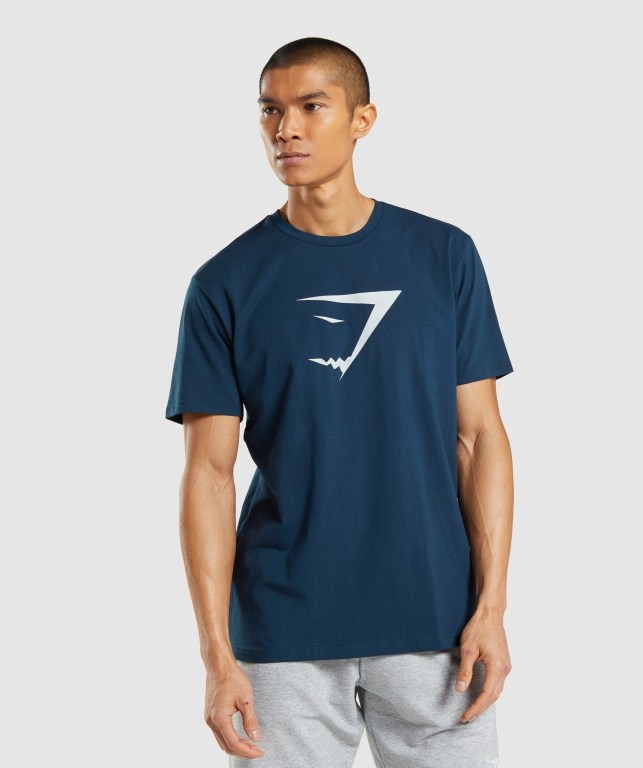 Gymshark Sharkhead Infill Marineblå | 7DRlWPqkRvE