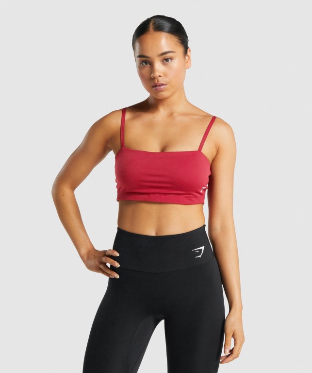 Gymshark Trenings Bandeau Burgunder | ZOgaHCsBsfT