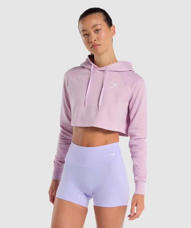 Gymshark Trenings Cropped Lyse Rosa | AnskKfCHdHk