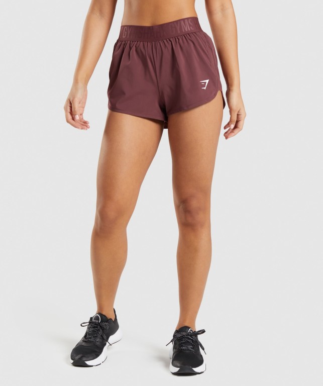 Gymshark Trenings Loose Fit Rosa Brune | DDOukuXyP7y