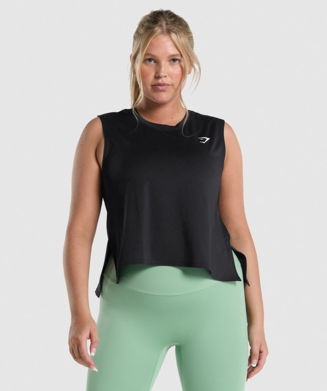 Gymshark Trenings Midi Svarte | 46KNPoePcWf