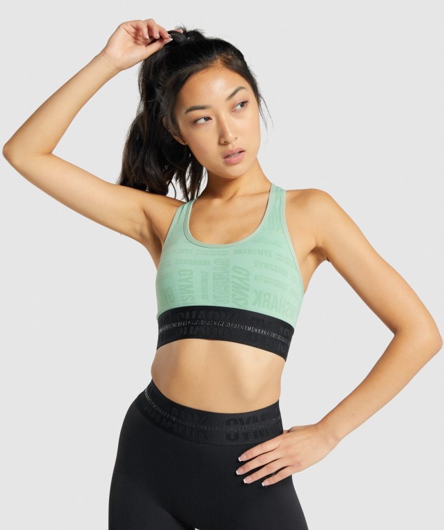 Gymshark Vision Sports Bra Grønn | lpL4VUhwCNL