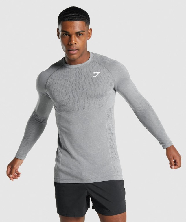 Gymshark Vital Light seamless Grå | cQkuD4Lrbuq