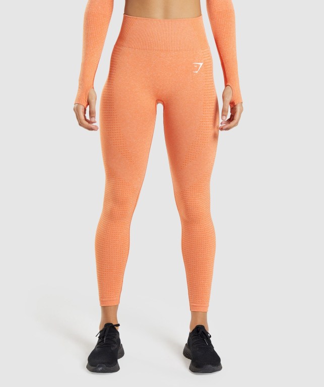 Gymshark Vital Seamless 2.0 Aprikos Oransje | SYVU9aAWBDF