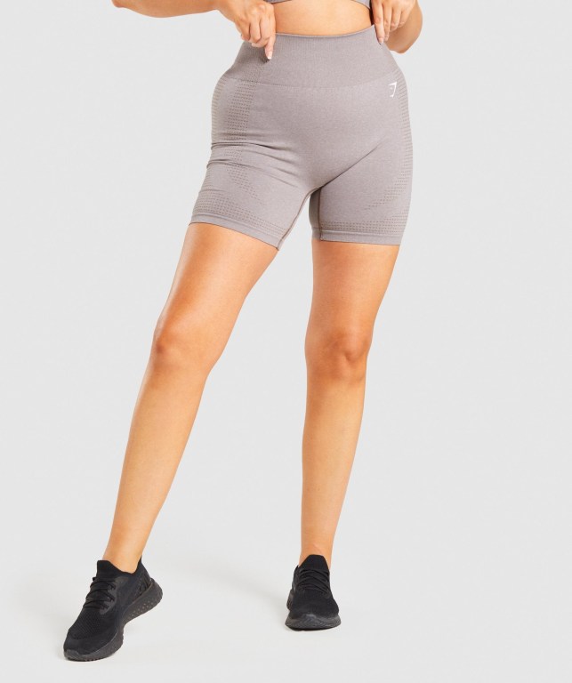 Gymshark Vital Seamless 2.0 Grå Brune | cfPMPW2iqrl