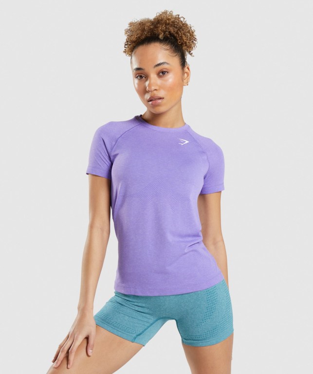 Gymshark Vital Seamless 2.0 Light Lyse Lilla | QGhkBzSUOfm