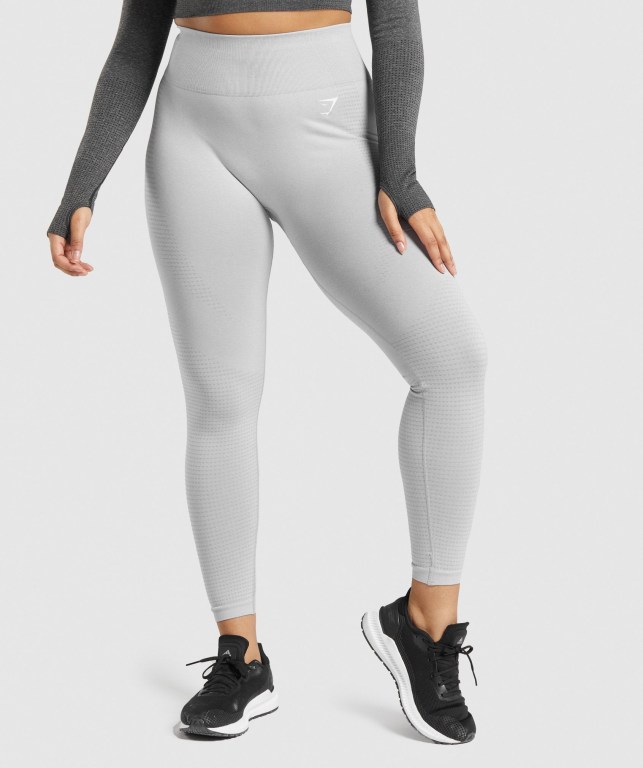 Gymshark Vital Seamless 2.0 Lyse Grå | w4ssZy72Wsa