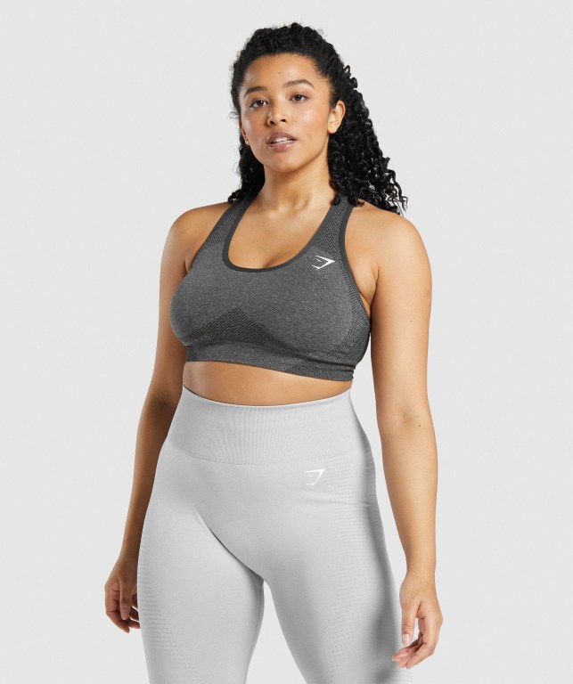 Gymshark Vital Seamless 2.0 Sports Bra Grå | Iln4SmpAswT