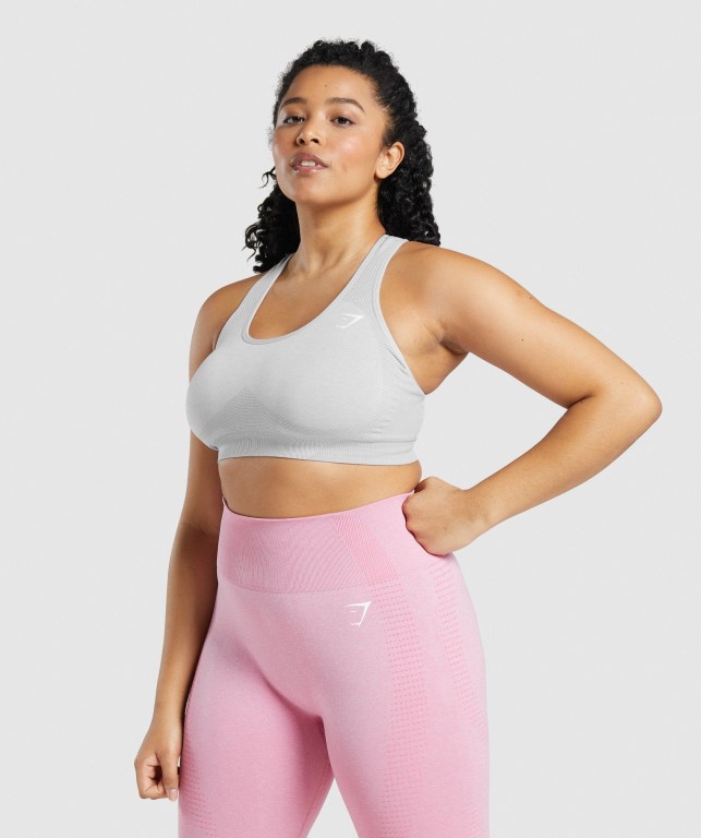 Gymshark Vital Seamless 2.0 Sports Bra Lyse Grå | KPER5Qzetsn