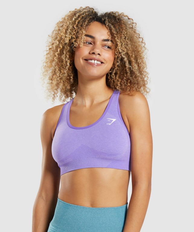 Gymshark Vital Seamless 2.0 Sports Bra Lyse Lilla | QC62Qa2QwnZ