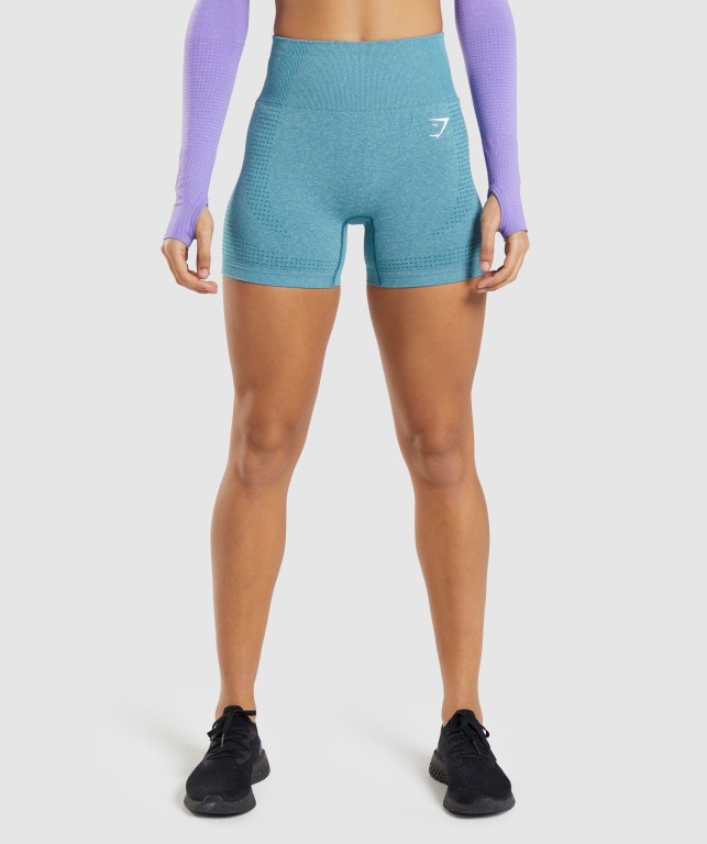 Gymshark Vital Seamless 2.0 Turkis | 9XHAK14P4A3