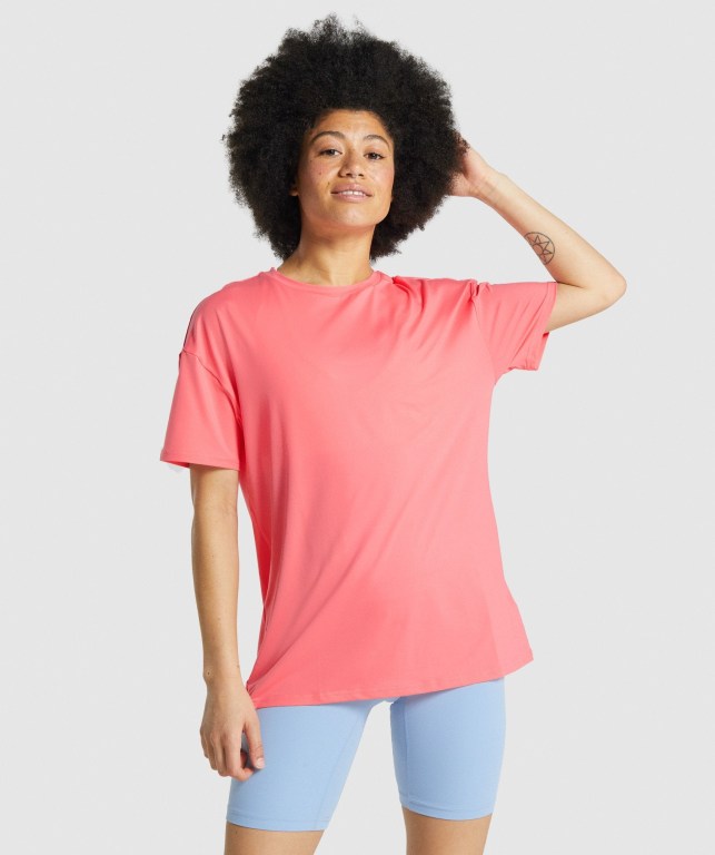 Gymshark Whitney Oversized Rosa | DTIqprZrBvh