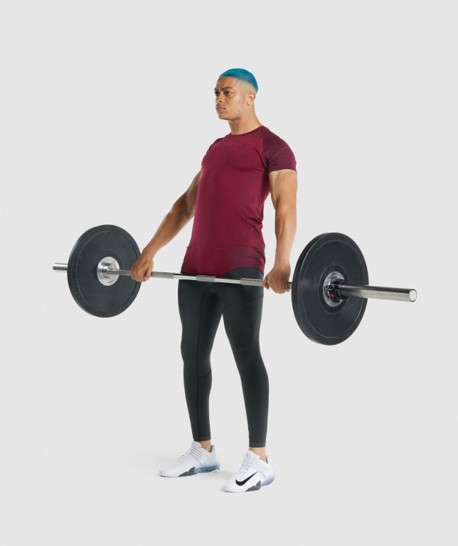 Gymshark 315 Burgunder | htWDcVLn7pE