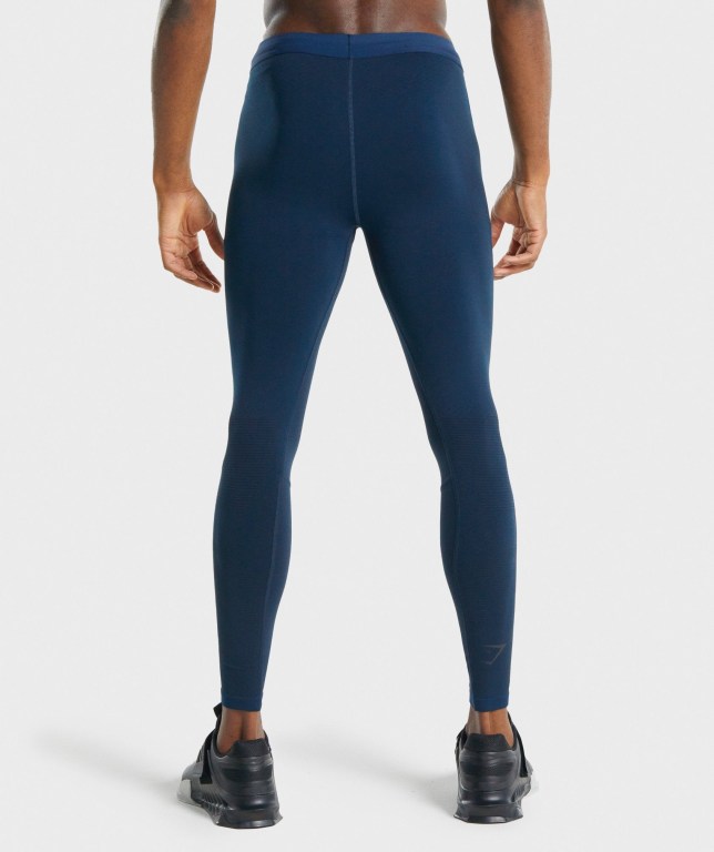 Gymshark 315 Tights Marineblå | P9kj8JcaTjz