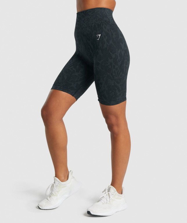 Gymshark Adapt Animal Seamless Cycling Svarte | iaFj4jzC59i