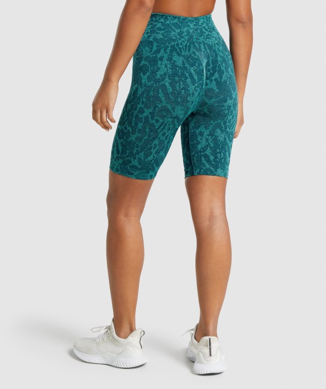 Gymshark Adapt Animal Seamless Cycling Turkis | yctxMUEpWBC