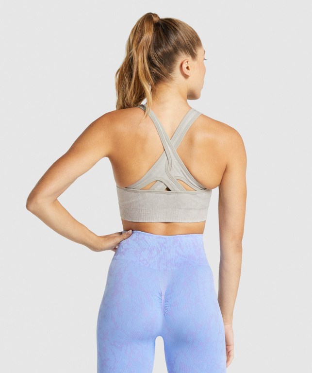 Gymshark Adapt Animal Seamless Sports Bra Grå | oy7CpraVZkr