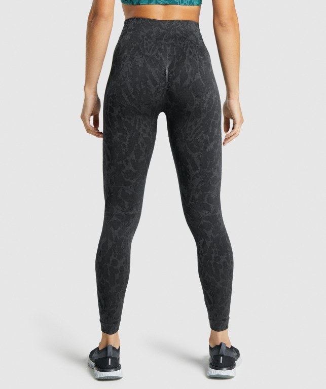 Gymshark Adapt Animal Seamless Svarte | SeIrRF9FHtg