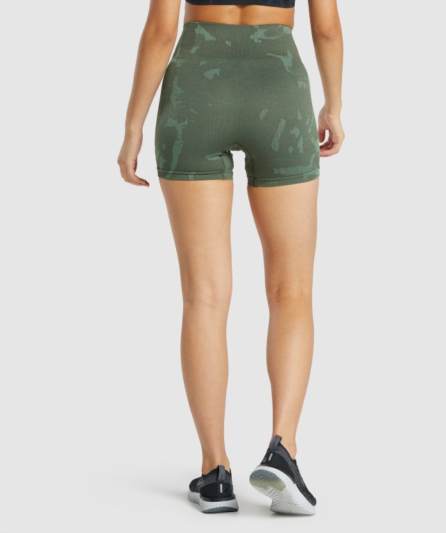 Gymshark Adapt Camo Seamless Grønn | VsKxuhgl2E5