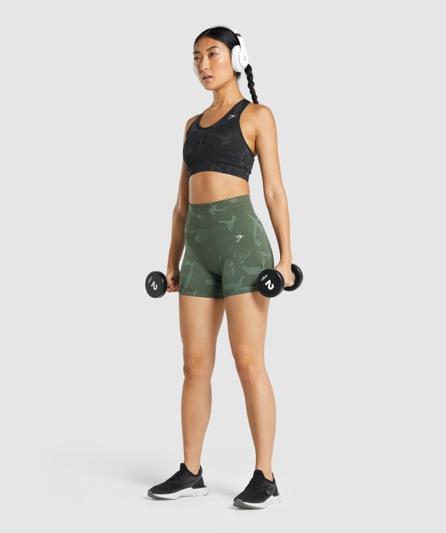 Gymshark Adapt Camo Seamless Grønn | VsKxuhgl2E5